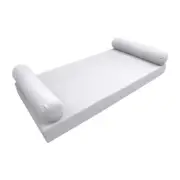 *COVER ONLY*-Style 5 Daybed Mattress Bolster Pillow Covers Knife Edge Crib-AD105