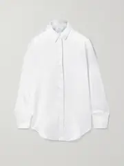 [Michael Lo Sordo] Michael Lo Sordo - Boy Silk-satin Shirt - White - UK 10 UK 10 White