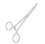 2-Pack 5.5" Curved Hemostat Forceps Locking Clamps Stainless Steel Surgical Tool