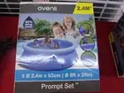 AVENLI 8’ x 25” prompt set Inflatable Above Ground Pool, 17792 / blue