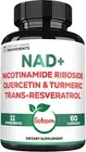 NAD+ Supplement with Nicotinamide Riboside 900Mg NR, Resveratrol, Quercetin, Tur