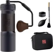 Premium Manual Coffee Grinder with Foldable Handle & Quick-Release Catch Cup