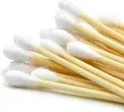 KINGZHUO 1000pcs Cotton Swabs 4" Wood Stick For Medical Wound Care Skin Clean Widely Used At School Office Home