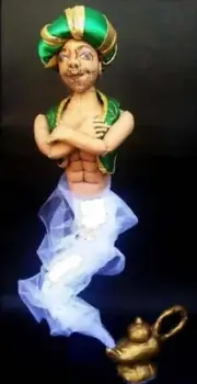Cloth Art Doll CD Pattern "The Genie in the Bottle" by Jorge Fernandez