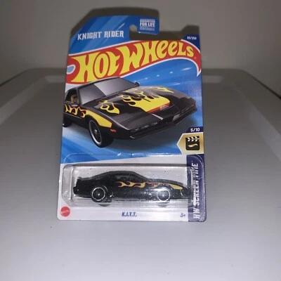 2025 Hot Wheels Knight Rider K.I.T.T Black #83 Mainline Case D New KITT CAR