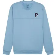 Men's PUMA CLOUDSPUN Patch Crewneck Sweater
