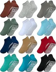 [RATIVE] Anti Slip Ankle Socks with Grips for Baby Toddler Kids Boys Girls