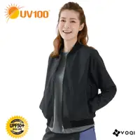 在飛比找蝦皮商城優惠-【UV100】 防曬 防潑水羅紋領蓄熱內裡外套-女(AD21