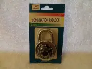 CJSJ Combination Padlock-Silver with Black Faceplate (School/Industrial use)