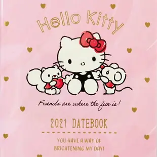 【震撼精品百貨】2021年曆 Sanrio KITTY 2021年 記事手帳/年曆/行事曆/日誌/桌曆*46519 震撼日式精品百貨