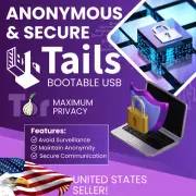 TAILS 6.11 Portable Anonymous OS - Bootable USB for Windows, Mac, Linux, & More
