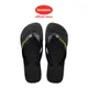 Havaianas 哈瓦仕 男女鞋 拖鞋 夾腳拖 國旗 黑 Brasil Layers 4140715-0090U