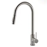 WELS Gun Metal Pull Out Kitchen Sink Tap Basin Mixer Faucet Flexible 2 Way Spout