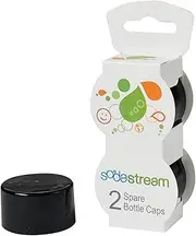 [sodastream] Bottle Caps, Black, 2-Pack