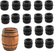 Rubber Bumpers – Soft Rod End Bumper Replacements for Table Soccer | Shock Absorbing Rubber Stops, Fit for Standard Tables, Ideal for Game Table Maintenance