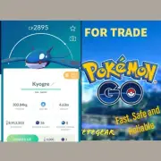 Pokémon Go Kyogre For TRADE || Caught 2019✔️ Guaranteed Lucky✔️ 20k Dust Trade