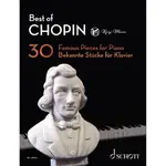 【凱翊︱SCHOTT】古典典藏系列：蕭邦 - 30首鋼琴獨奏樂譜 BEST OF CHOPIN 30 FAMOUS PI