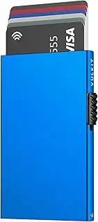 [VULKIT] Minimalist Credit Card Holder Pop Up Cards RFID Protection Slim Metal Wallet