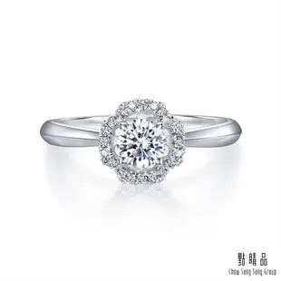 點睛品 Infini Love Diamond IGI 36分 光環 鉑金鑽石戒指