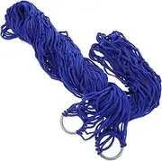 Toddmomy Portable Nylon Rope Hammock Lightweight Mesh Hanging Bed for Outdoor Camping Breathable and Durable Design for Use Convenient Tree Hanging