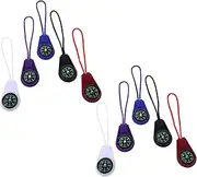 Milisten 10pcs Portable Mini Compass with Lanyard Lightweight Weatherproof Navigation Tool for Adults for Hiking Camping Outdoor Adventures and Survival Kits