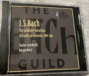 J. S. Bach The Goldberg Variations Gustav Leonhardt Harpsichord CD Sealed C35