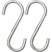 Heavy Duty S Hooks Hanging Metal Hook Large 304 Stainless Steel Diameter 5/16...