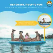SEA LOUNGE - 3M Large Round Inflatable Beach Float - Floating Island