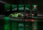 New Green Lamborghini Huracan Poster OR Canvas Size A4-A1 Premium Wall Art Print