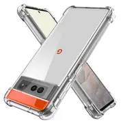 For Google Pixel 6 Case Shockproof Tough Air Cushion Gel Clear Transparent Heavy Duty Case Cover