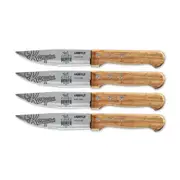 GRYLT Jumbo 4 Piece Steak Knife Set AFL North Melbourne Kangaroos