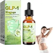 GLP-1 Moringa Drops, Advanced GLP-1 Supplement Drops, HHVB Organic Moringa GLP-1, Gut & Digestive Immune & Energy Support (1 Bottle)