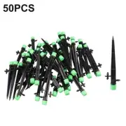 50*Adjustable Water Flow Irrigation Drippers/Sprinkler Emitter Drip System Kit