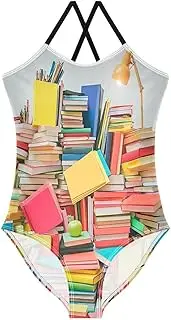 [RPLIFE] Cute Swimsuits for Girls One Piece, 3-10T Summer Swimsuits Girls Beach Bathing Suits, Editorial Style Photograph 1, 7-8 Years