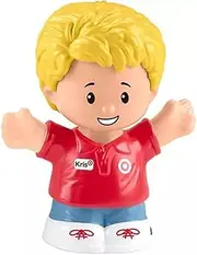 [Fisher-Price] Replacement Part for Collectible Little People Target Run Dollhouse Playset HXX97 - Replacement Target Employee Kris Figure
