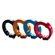 1pair Aluminum Alloy Bike Grips Fixing Ring End Lock Rings Handlebar Lock-Ring