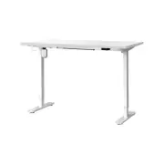 Oikiture Electric Standing Desk Single Motor 150m White Tabletop