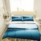 3D Lake Forest Sky Landscape Quilt Cover Set Bedding Sets Pillowcases Queen 2