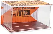 1/24 Vehicle Model Display Case Diecast Wheels Display Case Showcase with Light Garage Display Case for Model Collectors