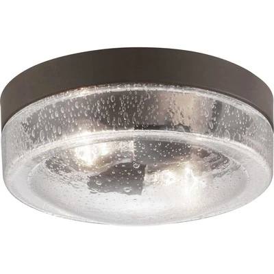 Spark & Spruce 24154-ABCS Saddletree Outdoor Ceiling Light Architectural Bronze