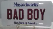 Bad Boy Massachusetts Metal Sign