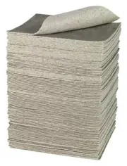 Brady Rfp300 Sorbents, 32 Gal, 15 In X 19 In, Universal, White, Cellulose
