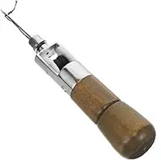 VILLFUL 1 Set Leather Craft Awl Kit Manual Leather Tools for DIY Handicraft Projects for Bag Making Repairs and Crafts Present for Crafting Enthusiasts
