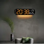 1pc Digital Wall Clock Large Display, 31.75cm Large Digital Wall Clock With RGB