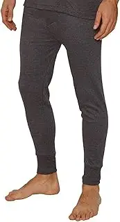 [Octave] 6 Pack Mens Thermal Underwear Long John/Long Underwear (Small, Charcoal)