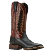 Ariat Men's Dakota VentTEK Supple Black Wide Square Toe Cowboy Boots 10061162
