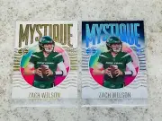 2 Cards - 2021 Panini Illusions ROOKIE Mystique Base & Blue Parallel ZACH WILSON
