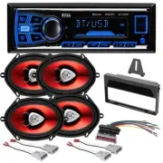 Boss Audio AM/FM Bluetooth Radio, 6x8" Speakers Package for 1997-1998 Ford F-150 (for: Ford)