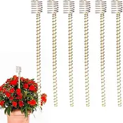 Electroculture Plant Stakes, Copper Coil Wire Antennas - 12Inch Electronic Gardening Sticks for Horticulture Vegetables Balconies Fruits Higher Yields