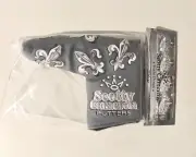 ⛳2024 Scotty Cameron Mardi Gras - White Lily Putter Headcover FAST FREE SHIPPING